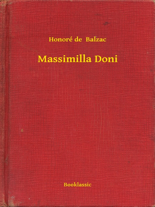 Title details for Massimilla Doni by Honoré de  Balzac - Available